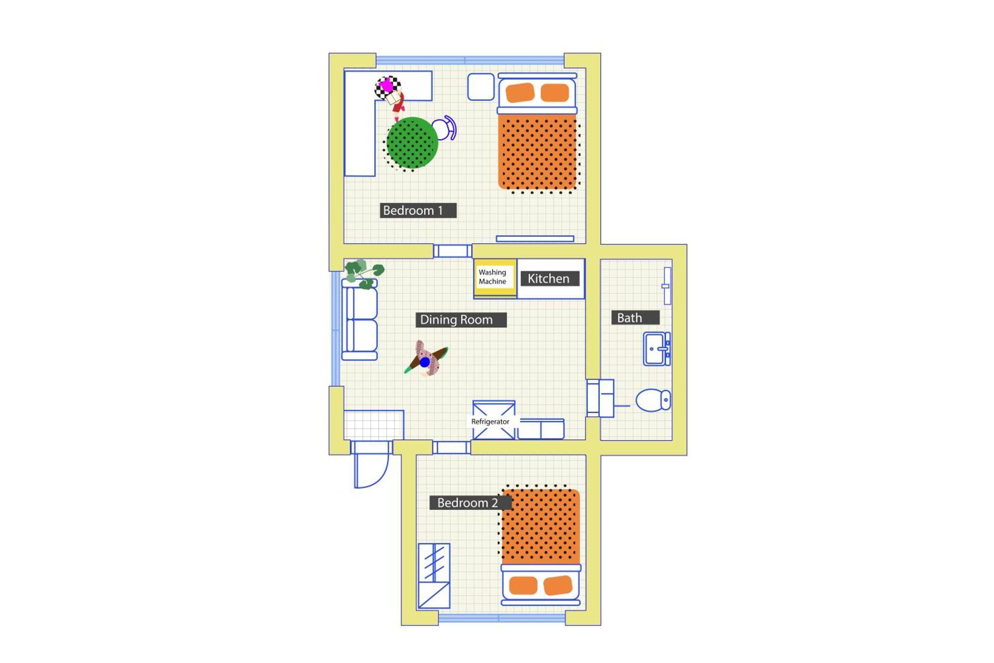 Apartment Greenery Terrace House *